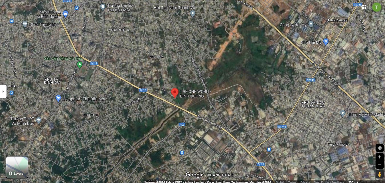 vị trí dự án khu đô thị Một Thế Giới One Era Kinera Kim Oanh Group