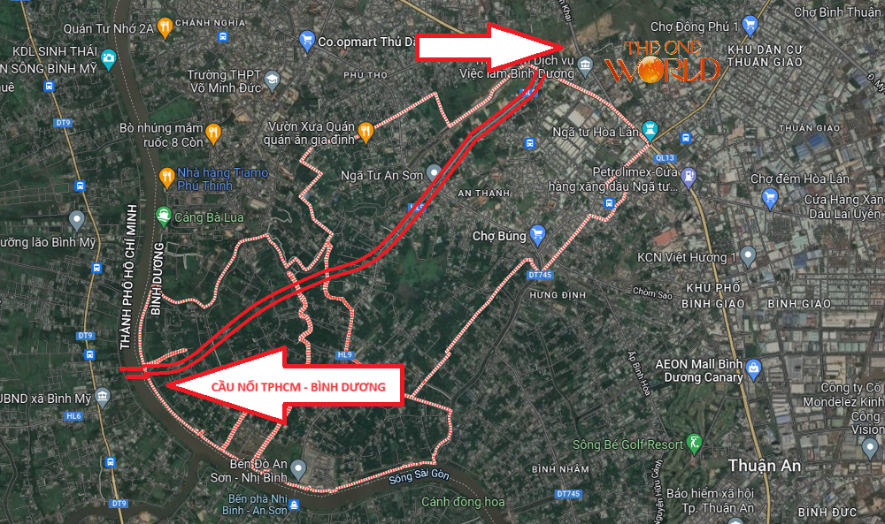 đường Vành đại 3 TpHCM - Bình Dương đi qua vị trí dự án One Era Kinera của Tập đoàn Kim Oanh đường Vành đại 3 TpHCM - Bình Dương đi qua vị trí dự án One Era Kinera của Tập đoàn Kim Oanh