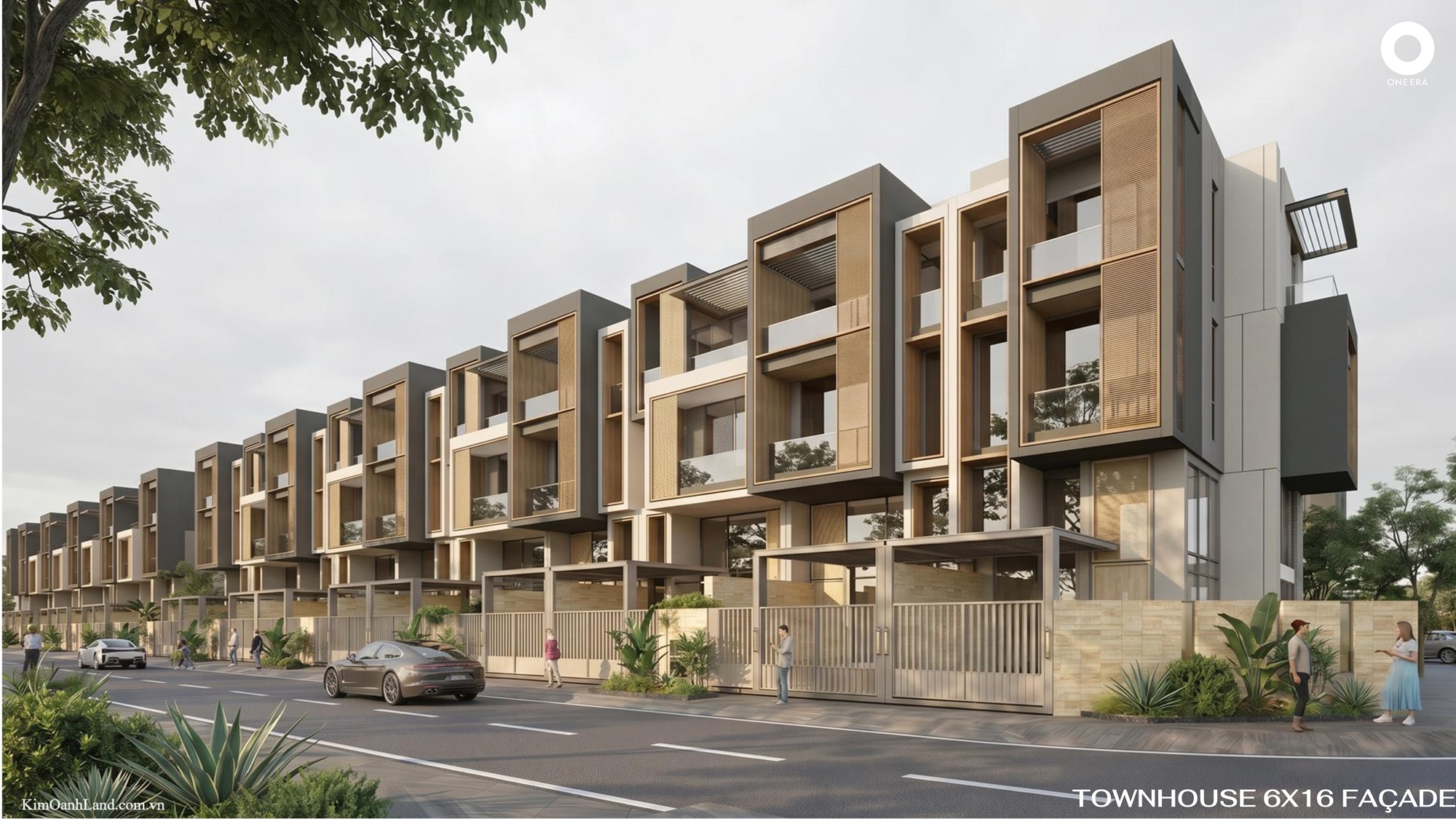 Mẫu nhà phố Townhouse One Era 6x16m Mẫu nhà phố Townhouse One Era 6x16m