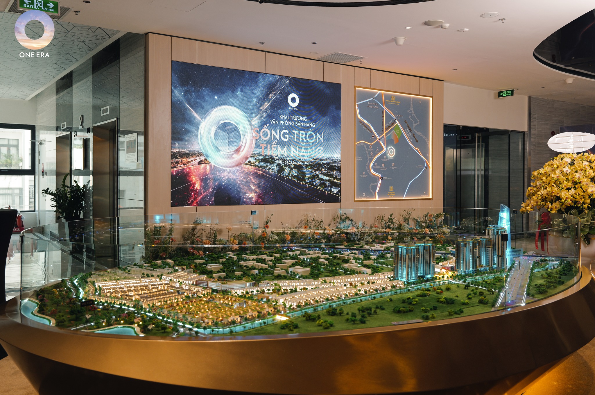 Sa bàn dự án One Era tại The One Space - Sale Gallery One Era của KINERA.