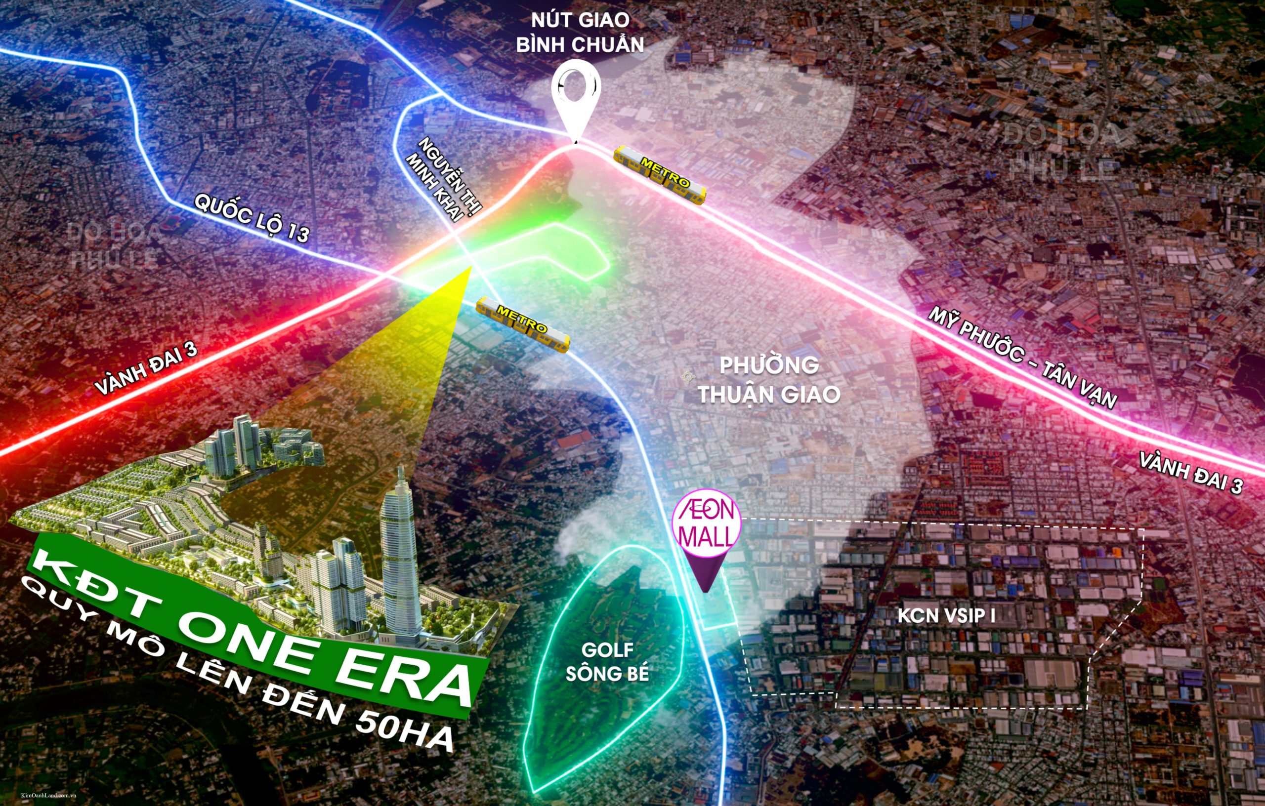 vị trí dự án One Era Thuận Giao