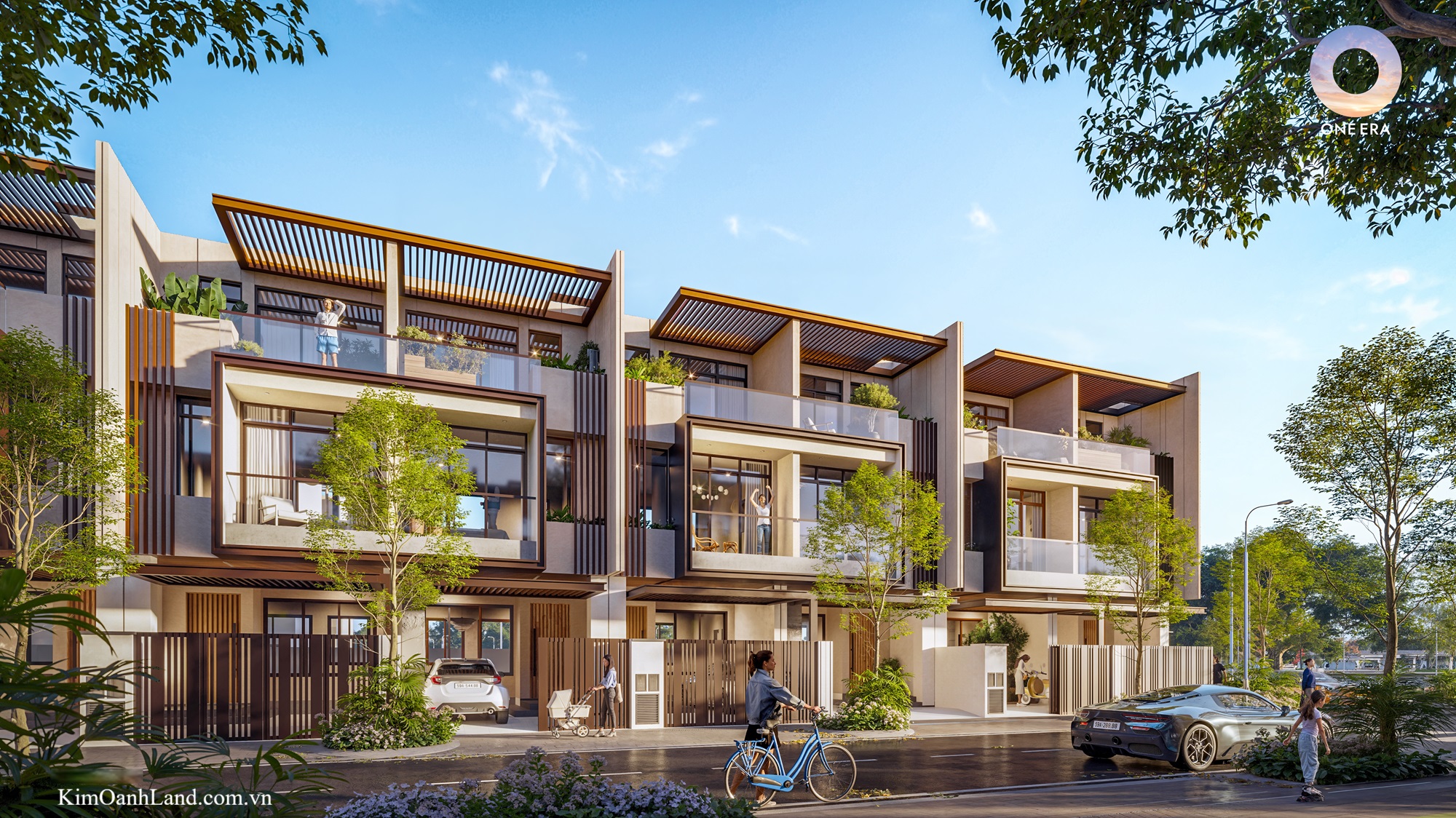 nhà phố liền kề Townhouse phân khu NIZI dự án One Era