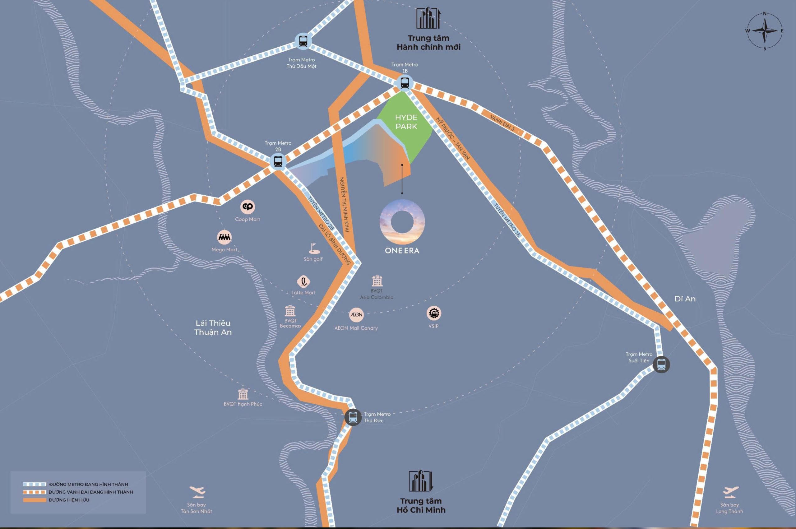 vị trí dự án One Era