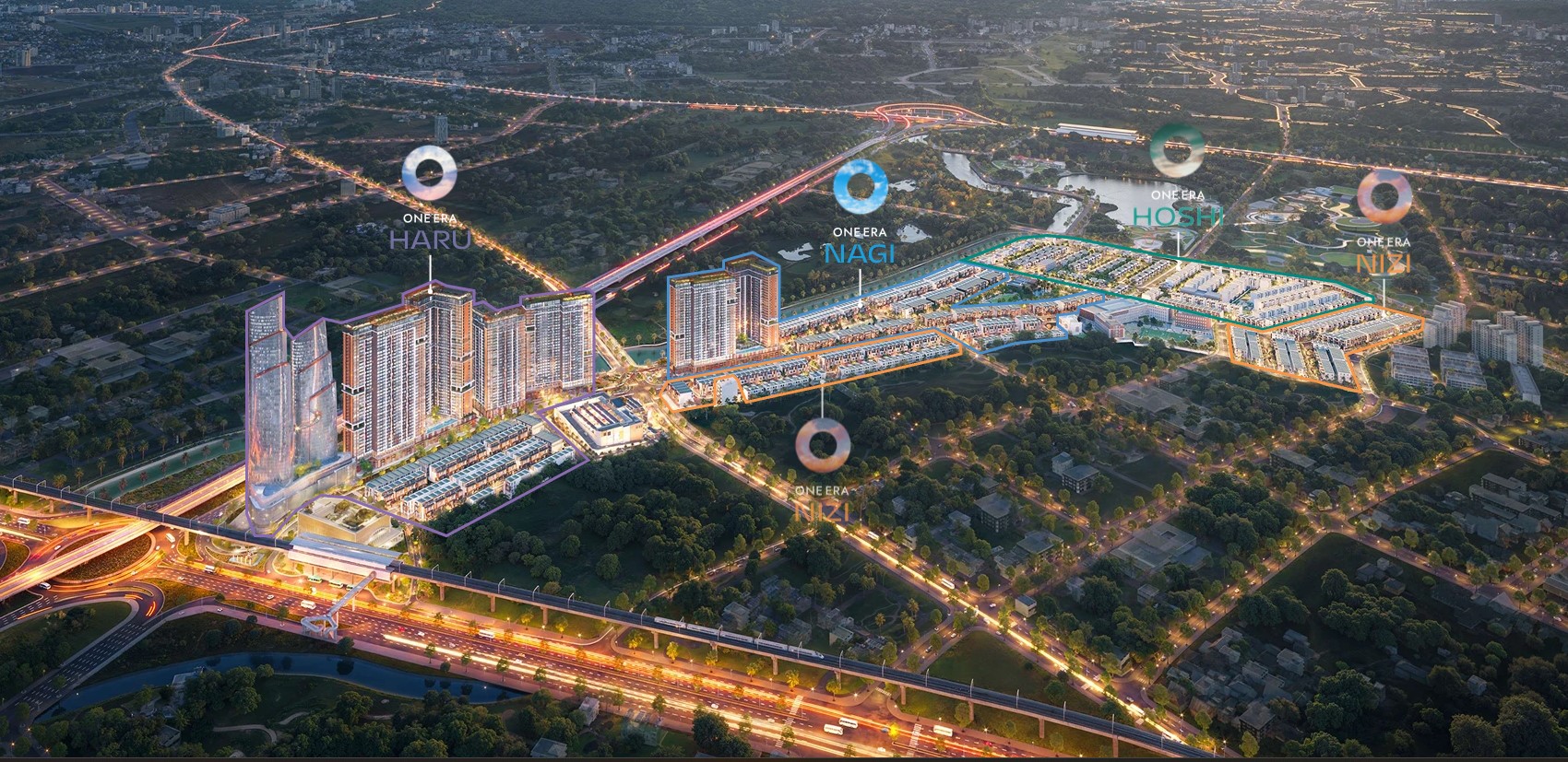 Vị trí phân khu NiZI 