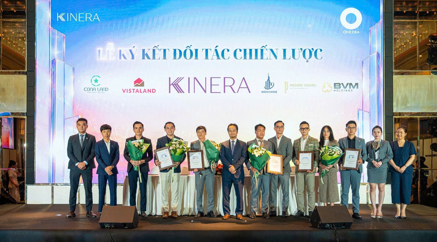 KINERA "bắt tay" cùng Tập đoàn Quốc tế LONGFOR đầu tư dự án One Era danh sách các sàn phân phối F1 bán dự án One Era KINERA
